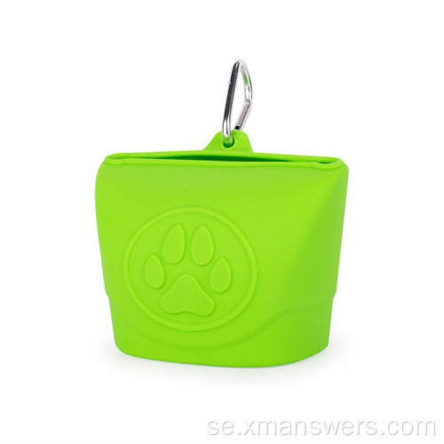 Silicone Pet Treat Bags Stora Dog Training Väskor